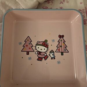 Hello Kitty Ice Skates Baking Dish